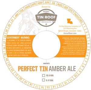 Tin Roof Brewing Co. Perfect Tin November 2015