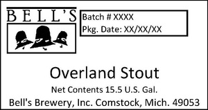 Bell's Overland Stout November 2015