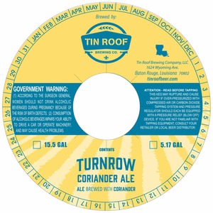 Tin Roof Brewing Co. Turnrow