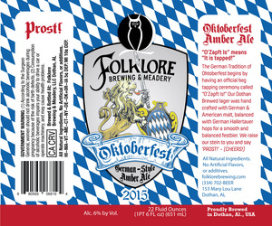 Folklore Oktoberfest 2015 December 2015