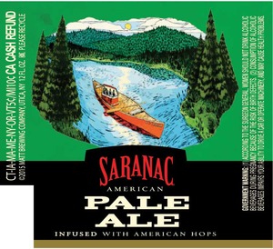 Saranac Pale Ale November 2015