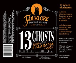Folklore 13 Ghosts Of Alabama