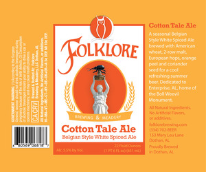 Folklore Cottontale Ale December 2015