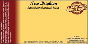 Silverback Oatmeal Stout 