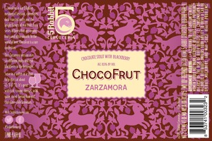 5 Rabbit Chocofrut Zarzamora