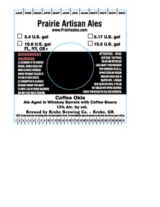 Prairie Artisan Ales Coffee Okie November 2015