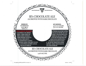 Bj's Chocolate Ale November 2015