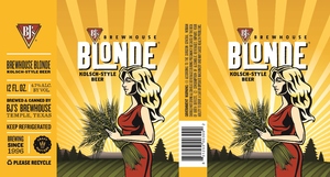 Bj's Brewhouse Blonde October 2015