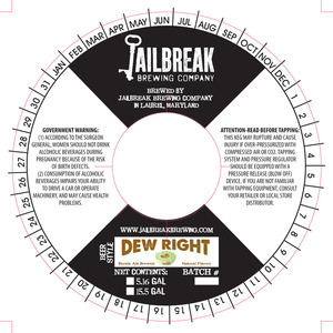 Jailbreak Brewing Company Dew Right