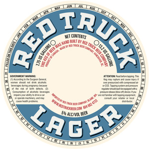 Red Truck Beer Company Red Truck Lager November 2015