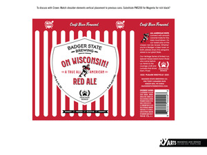 On Wisconsin Red Ale 