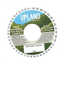 Upland Brewing Company 2016 Side Trail #1