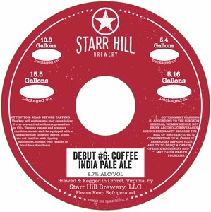 Starr Hill Coffee India Pale Ale November 2015