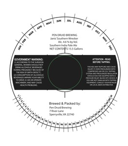 Pen Druid Brewing Janis' Southern Wrecker