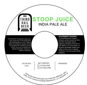 Third Rail Beer Stoop Juice November 2015