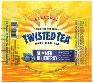 Twisted Tea Summer Blueberry November 2015