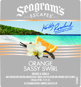 Seagram's Escapes Orange Sassy Swirl November 2015