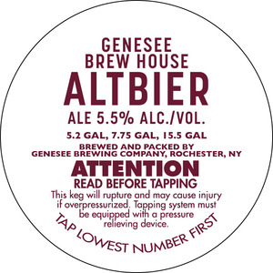 Genesee Brew House Altbier Ale