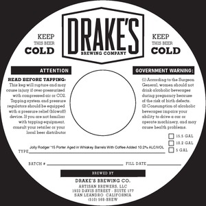 Drake's Barrel Aged Jolly Rodger