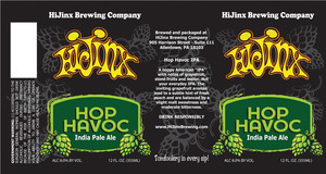 Hijinx Brewing Company Hop Havoc November 2015