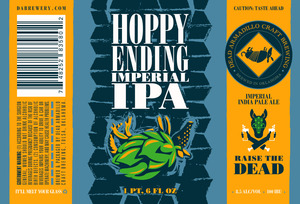 Dead Armadillo Craft Brewing Hoppy Ending Imperial IPA November 2015