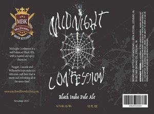 Macdowell Brew Kitchen Midnight Confession