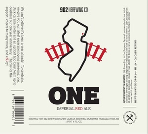 902 Brewing Co. One Imperial Red Ale