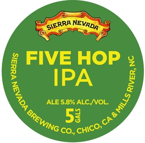 Sierra Nevada Five Hop November 2015