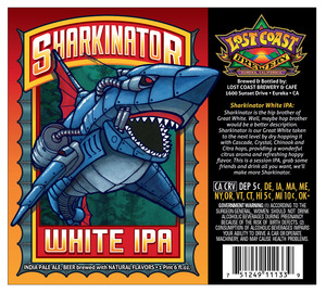 Lost Coast Brewery Sharkinator White India Pale Ale November 2015