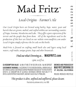 Mad Fritz Local Origins - Farmer's November 2015