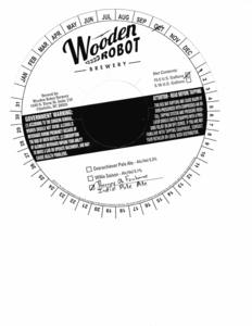 Wooden Robot Brewery Threepy Oh Farmhouse India Pale Ale November 2015