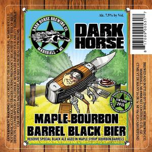Dark Horse Maple Bourbon Barrel Black Bier