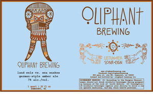 Oliphant Brewing Land Eels Vs. Sea Snakes