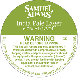 Samuel Adams India Pale Lager November 2015