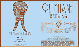 Oliphant Brewing Mr. F! November 2015