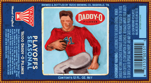 Yazoo Daddy-o Pilsner November 2015