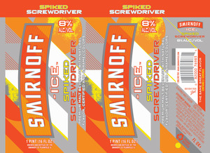 Smirnoff Screwdriver December 2015