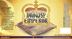 Drowsy Emperor British Style Brown Ale