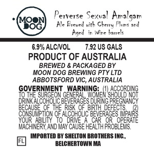 Moon Dog Perverse Sexual Amalgam November 2015
