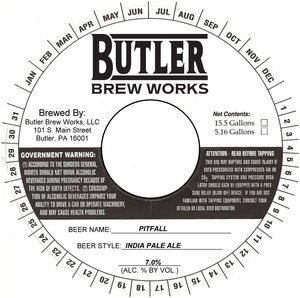 Butler Brew Works Pittfall November 2015