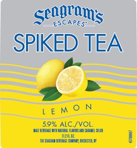 Seagram's Escapes Spiked Tea Lemon