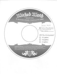 Wicked Weed Brewing Tropic Most Gose November 2015