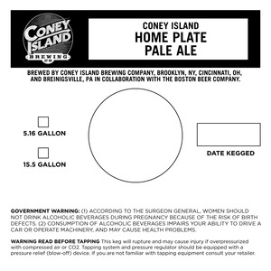 Coney Island Home Plate Pale Ale November 2015