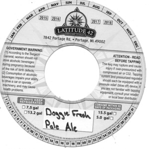 Doggie Fresh Pale Ale December 2015