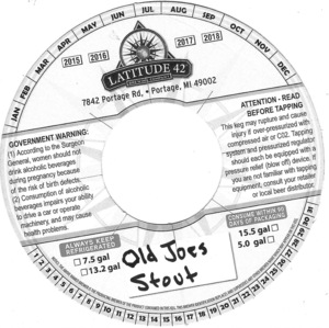 Old Joes Stout November 2015