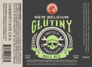 New Belgium Brewing Glutiny Pale Ale