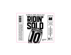 10 Barrel Brewing Co. Ridin'solo November 2015