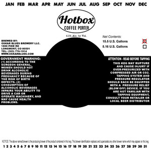 Hotbox Coffee Porter November 2015