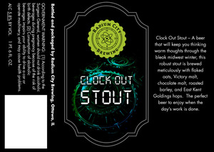 Radium City Brewing Clock Out Stout