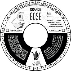 Orange Gose November 2015